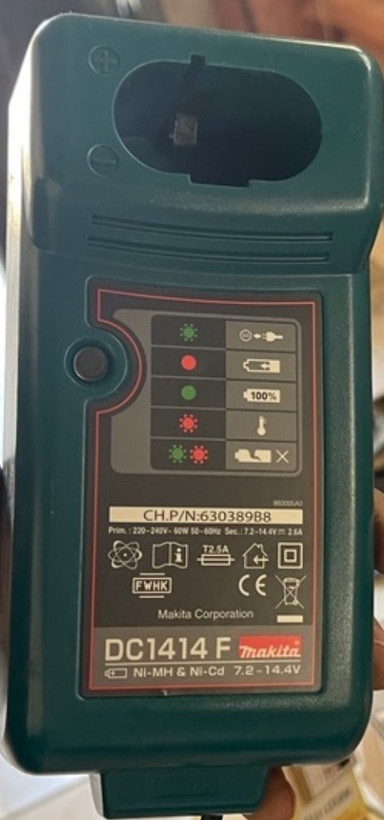 شارژر باتری ماکیتا مدل DC1414F ولتاژ 7.2 الی ۱۴.۲ ولت