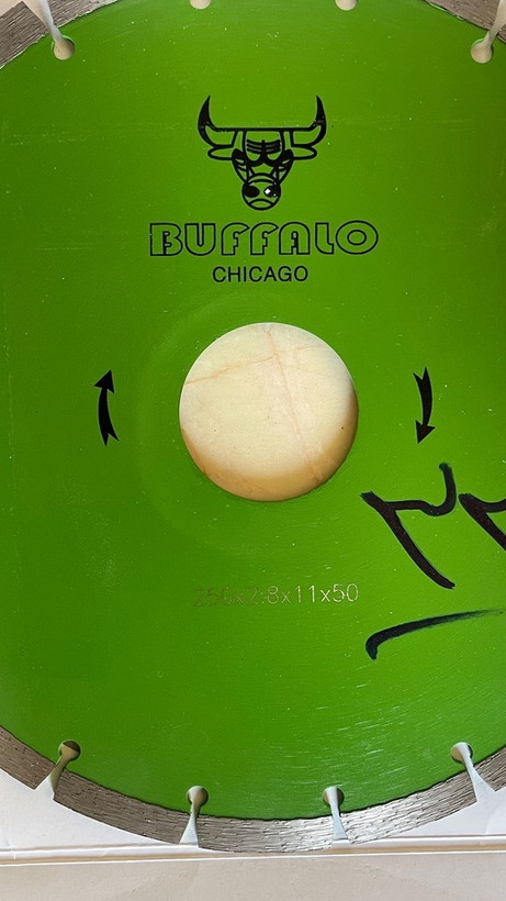 صفحه برش سرامیک و اسلب ۲۵۰ چاک مویی بوفالو (BUFFALO)