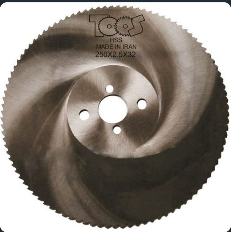 تیغ اره آب صابونی پروفیلبر مشکی توس (z=200) 250×2.5×32