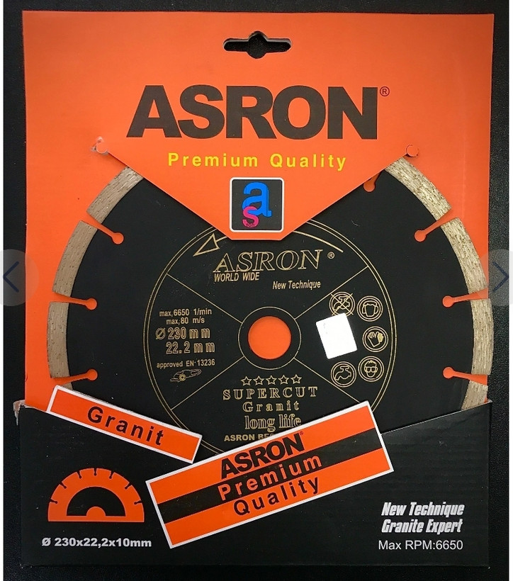 صفحه ی گرانیت بر آسرون ASRON (230 میلی متر)