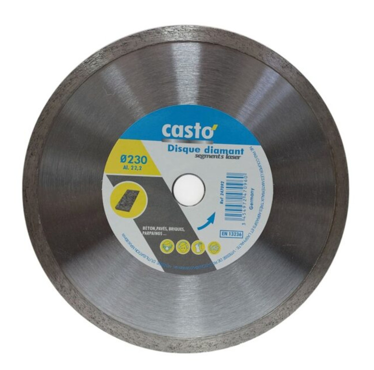 صفحه برش سرامیک کاستو (Casto) اصلی سایز ۲۳۰ میلیمتر