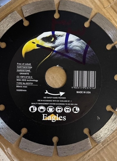 صفحه برش گرانیت آمریکایی ایگل (EAGLES) ۱۵۰mm