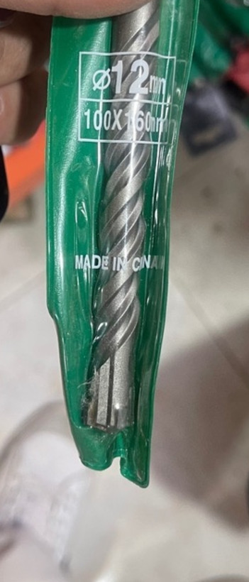 مته چهارشیار کوتاه 160*10 یونیک قطر داخلی شیار 12mm
