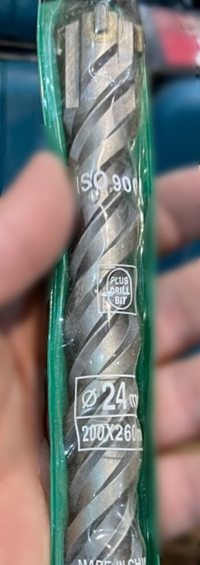 مته چهارشیار کوتاه 260*20 یونیک قطر داخلی شیار 24mm