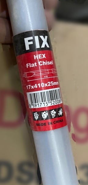 قلم نوک پهن برند فیکس (FIX) اندازه  17*410*25 mm